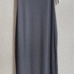 No Boundaries Women's Sleeveless Maxi Lounge Dress - Grey Heather - M (8-10)